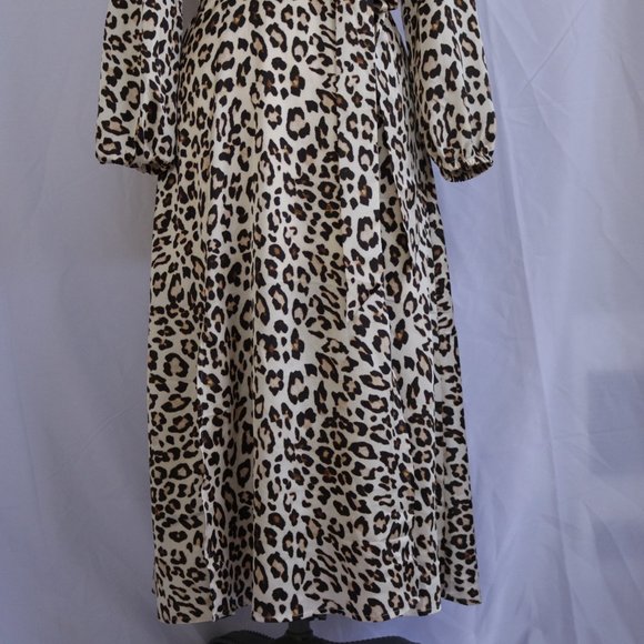 H&M Leopard Print Dress - NWT - Picture 3 of 12